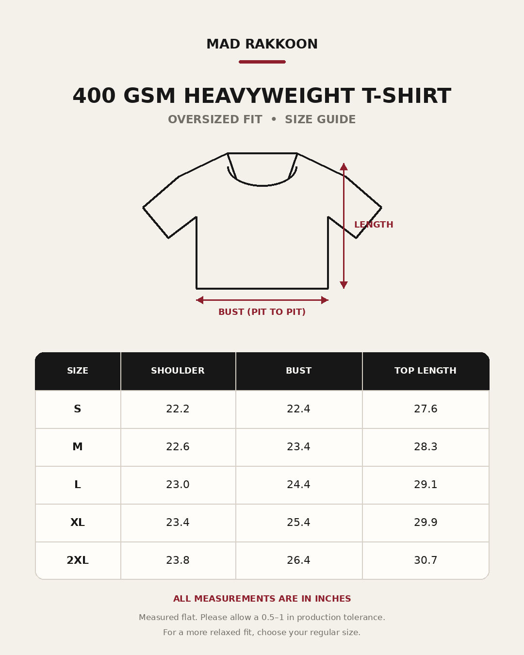Crimson Crane Heavyweight Baggy Embroidered T-Shirt
