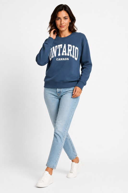Ontario Canada Varsity Regular-Fit Sweatshirt