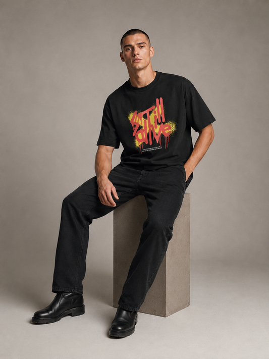 Still Alive Graffiti Graphic T-Shirt