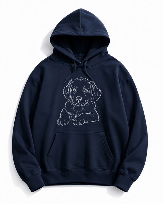 Custom Pet Portrait Hoodie| Embroidery