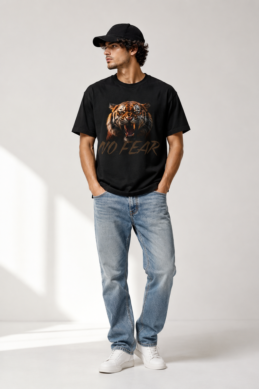 NO FEAR Tiger Graphic T-Shirt