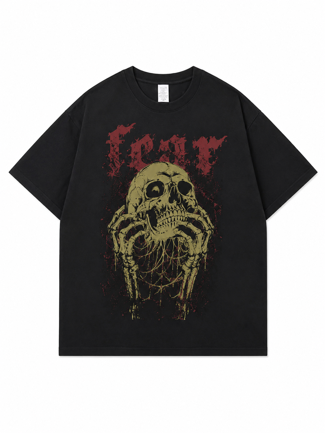 FEAR Skull Graphic T-Shirt