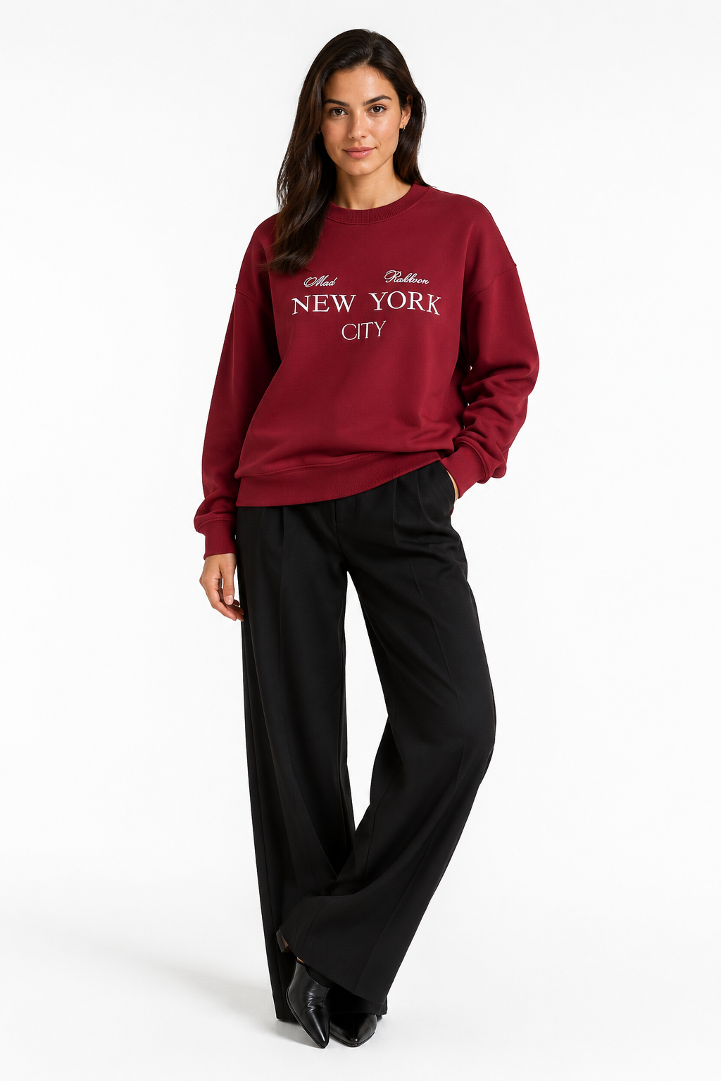 New York City Embroidered Regular-Fit Sweatshirt