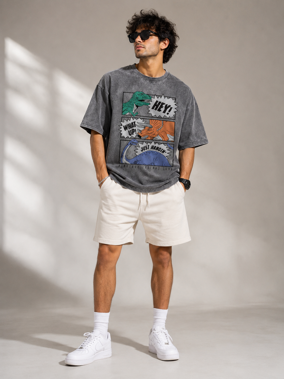 Dinosaur Friends Club Oversized T-Shirt