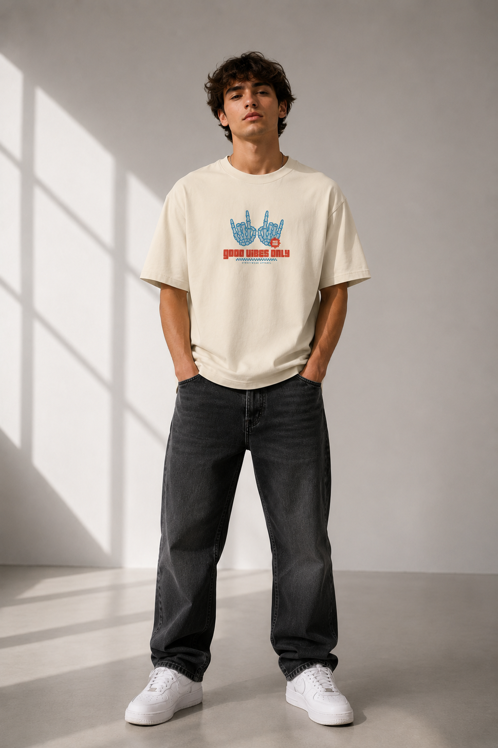 Good Vibes Only Premium Graphic T-Shirt