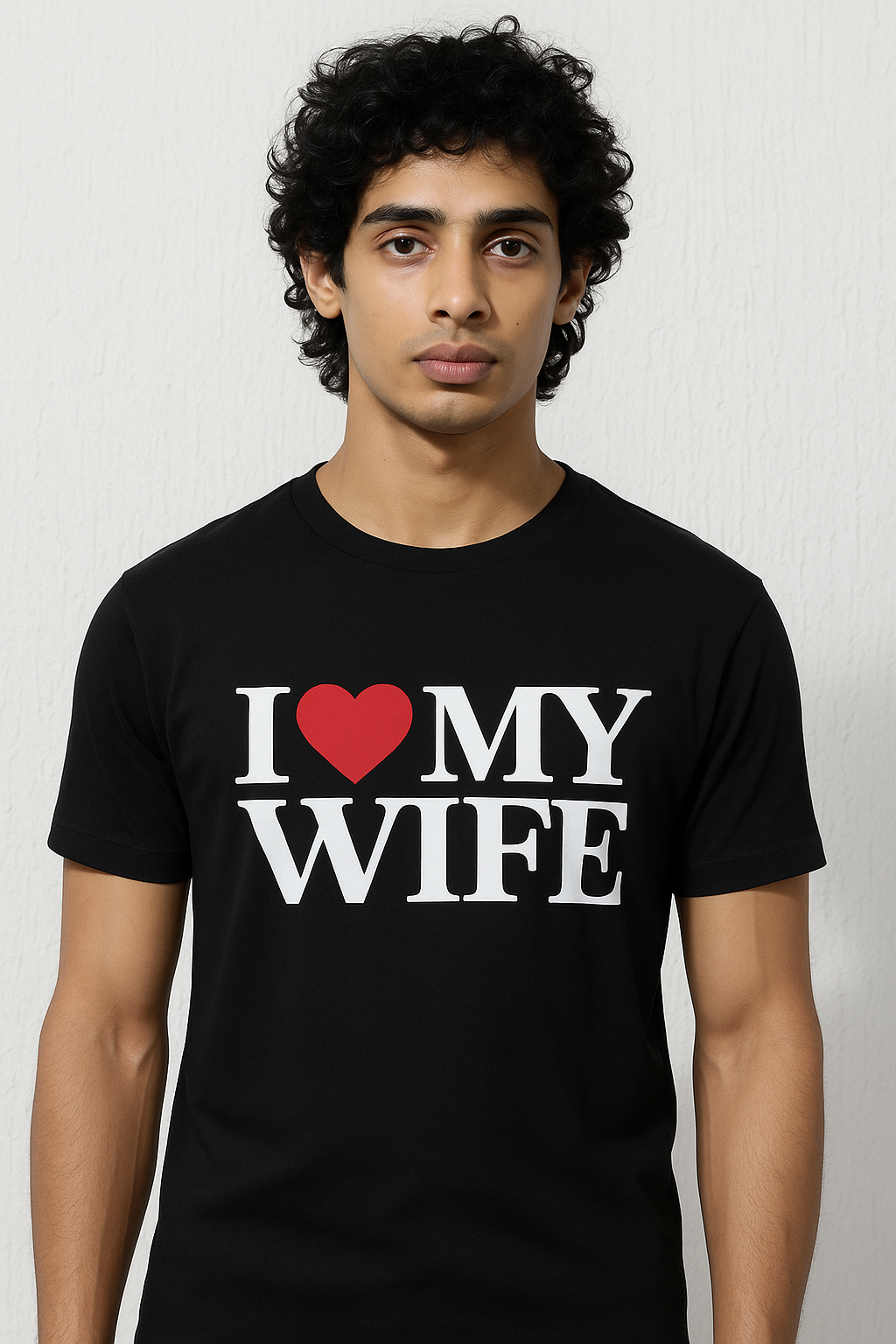 I ❤️ My Wife Premium Black T-Shirt – Designed in BC by Mad Rakkoon (Proudly Canadian)