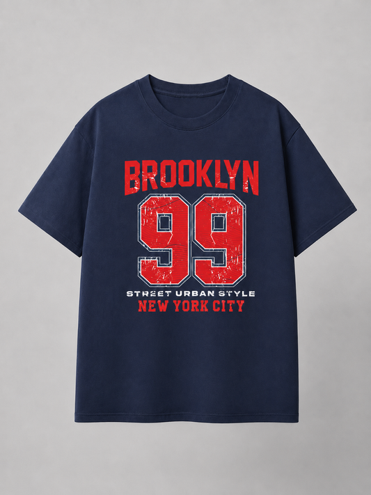 Brooklyn 99 Graphic Navy Blue  T-Shirt