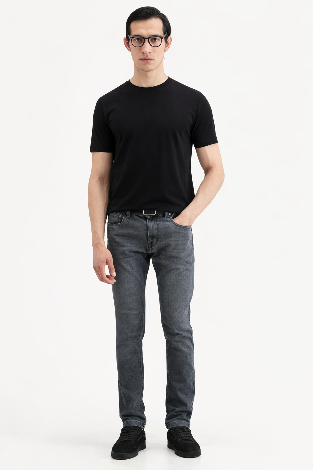 Midnight Essential Black T-Shirt – Premium Minimal Fit