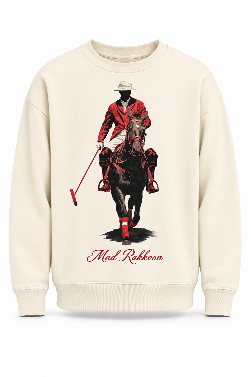 The Polo Rider Premium Graphic Sweatshirt – Cream
