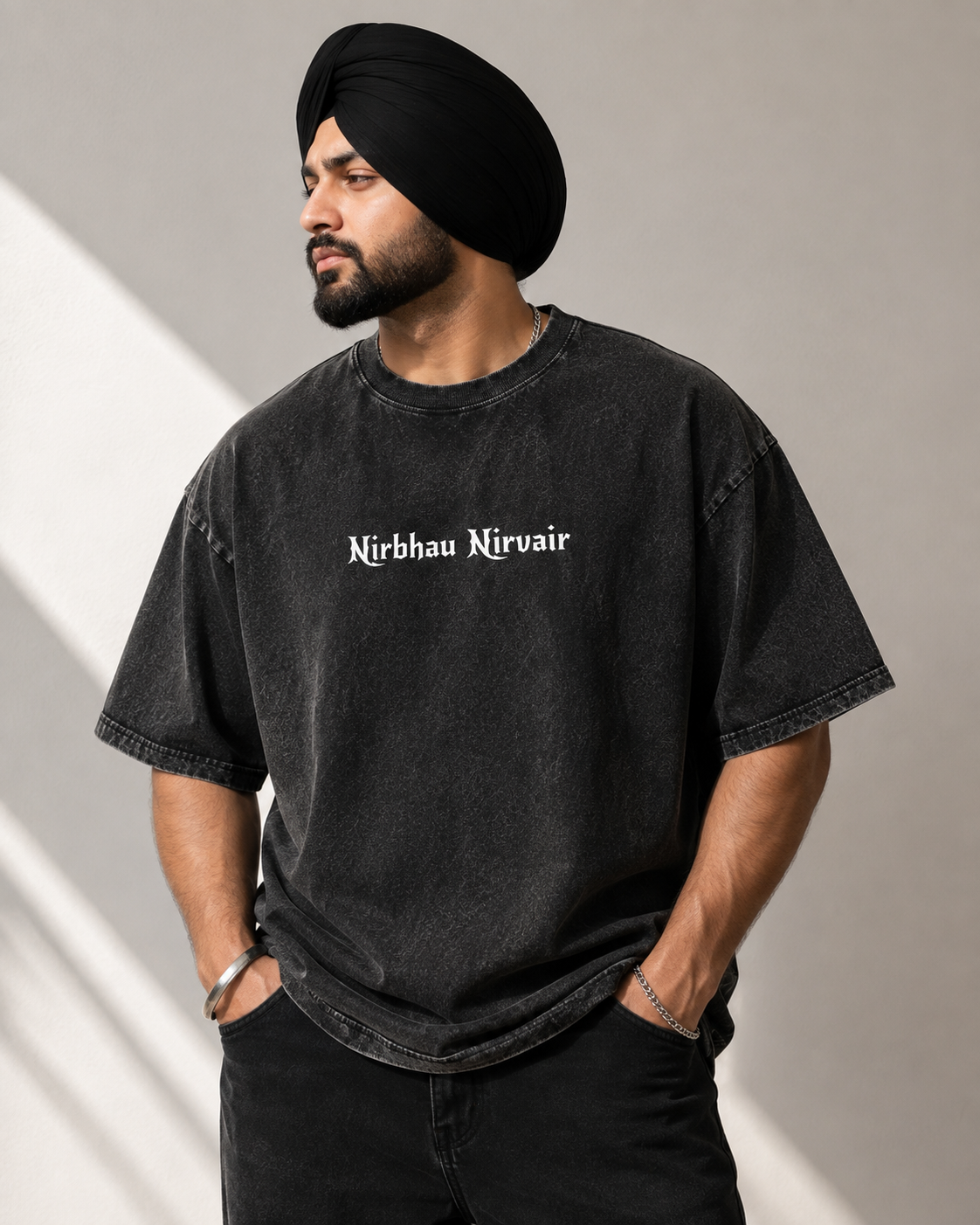 Nirbhau Nirvair Shastar Acid-Wash