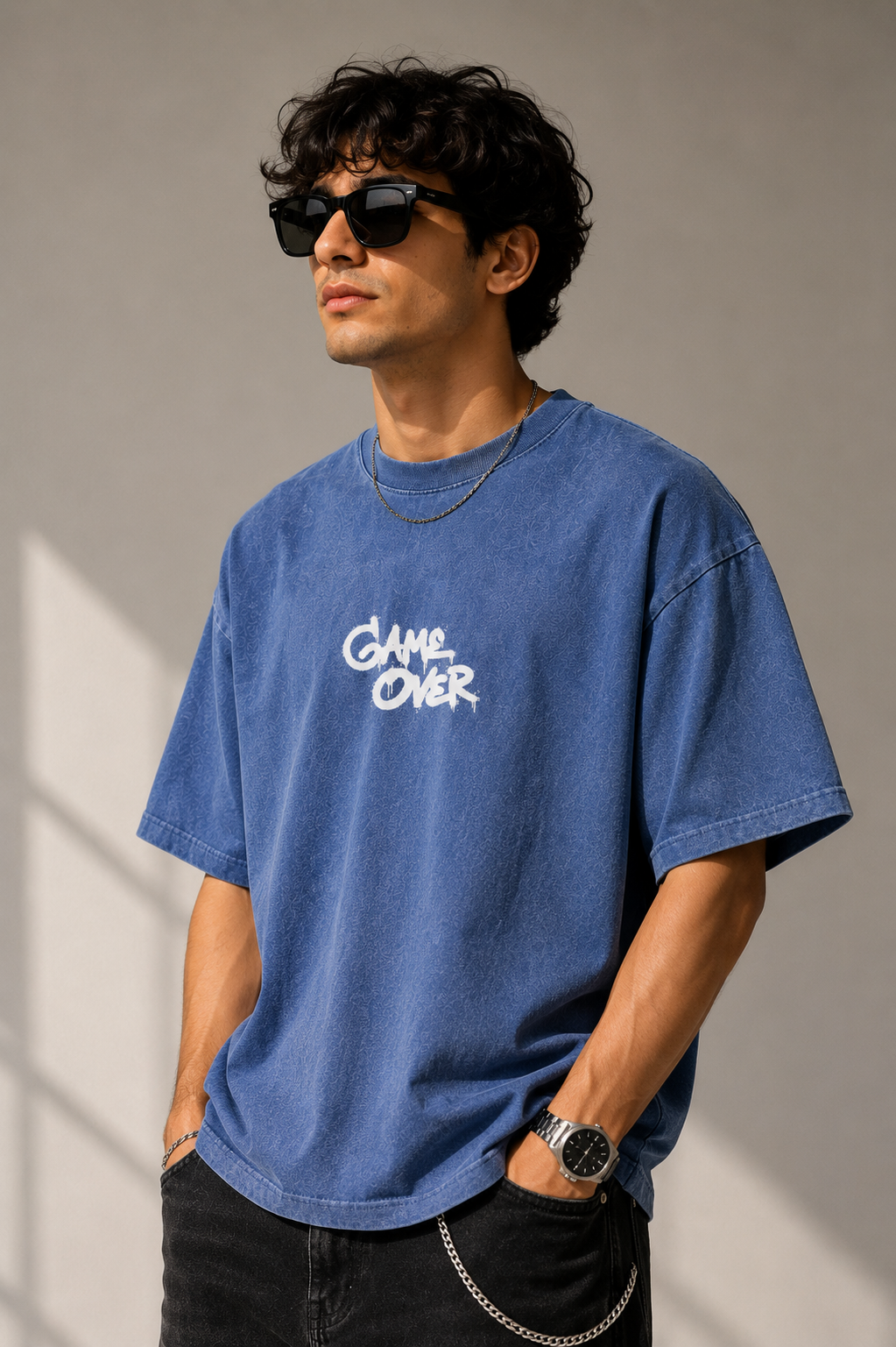 Game Over Acid-Wash  T-Shirt