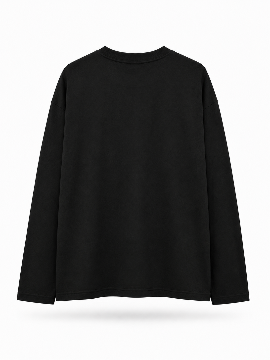 Midnight Wolf 100% Cotton Long-Sleeve T-Shirt – Regular Fit