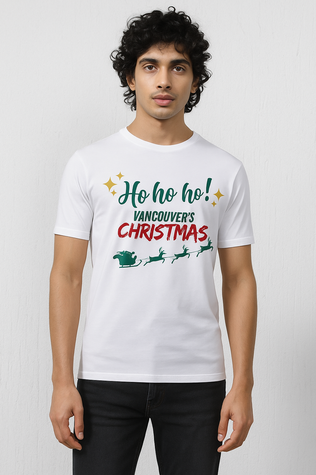 Vancouver Luxe “Ho Ho Ho” Christmas Edition Tee – Limited Holiday Release by Mad Rakkoon