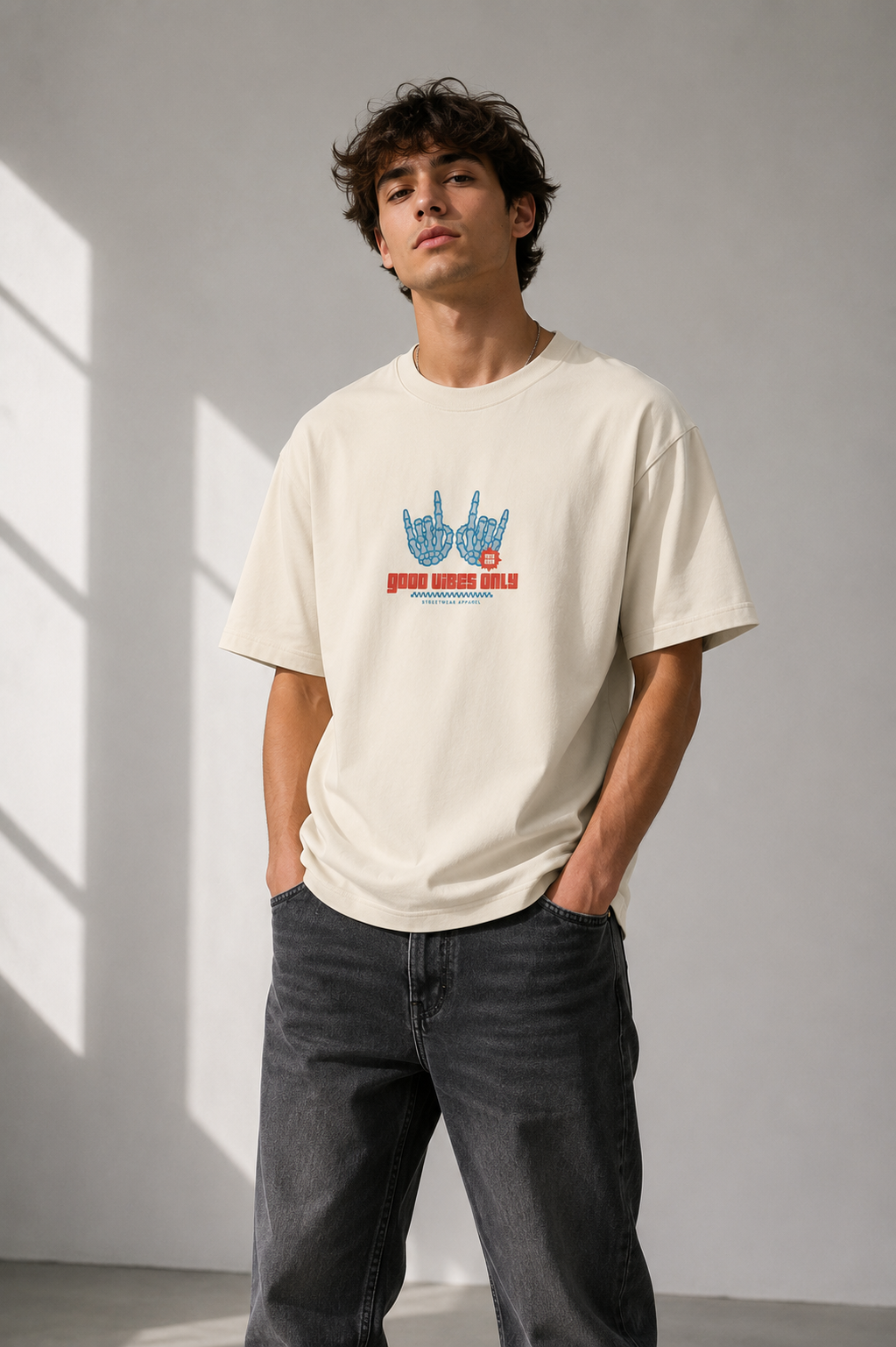 Good Vibes Only Premium Graphic T-Shirt
