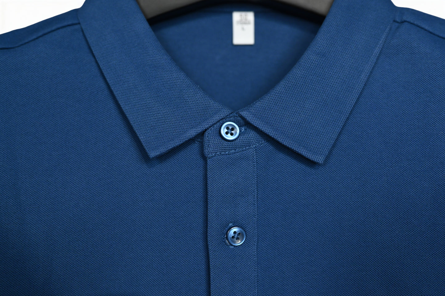 Slim Fit Summer Polo – Cotton Blend! Blue
