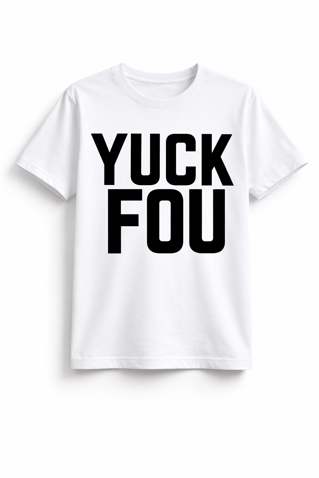 YUCK FOU Statement Graphic T-Shirt – Bold Streetwear Tee