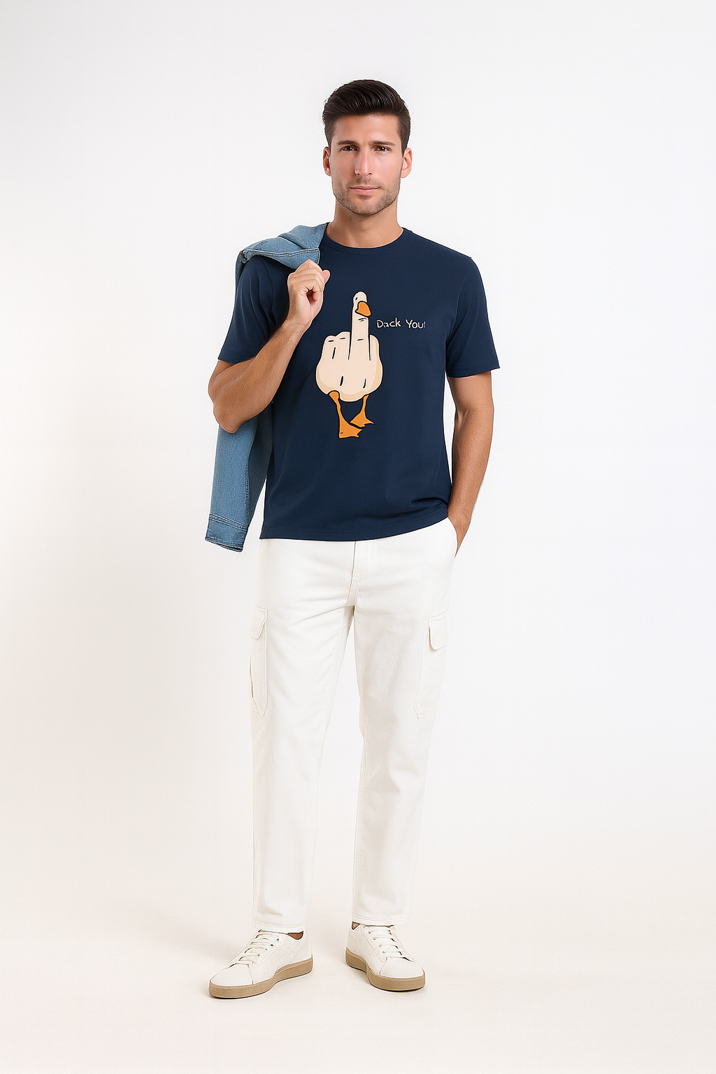 Duck You Graphic Tee – Premium 100% Cotton | Designed in BC by Mad Rakkoon (Proudly Canadian)