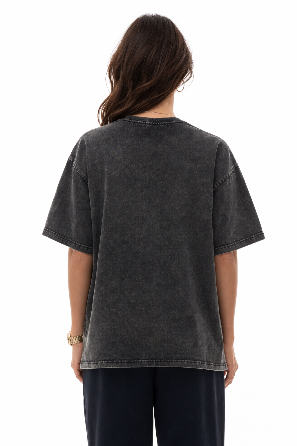 Acid Wash  Oversized T-Shirt 100% Pure Cotton – 240 GSM Heavyweight Relaxed Fit