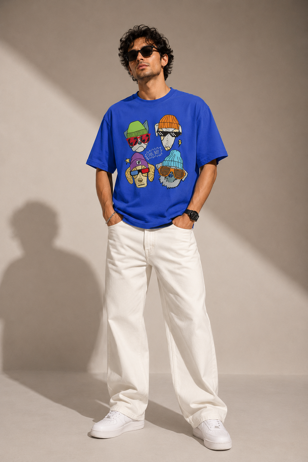 Cool Boy Dogs  T-Shirt