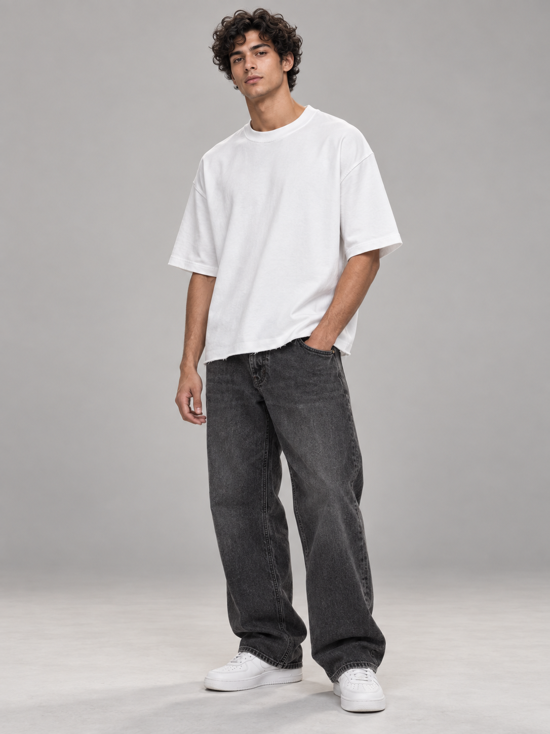 Mad Rakkoon Designer-Cut 260 GSM Baggy T-Shirt