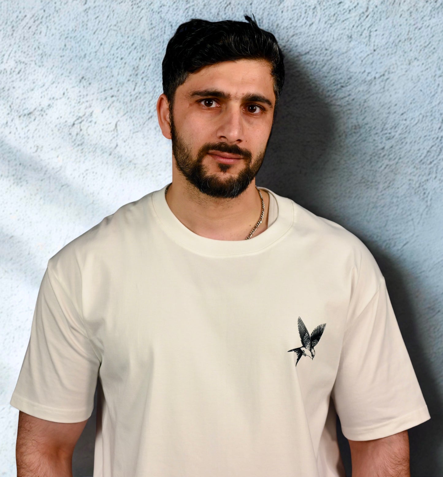 Sky Is Not the Limit White T-Shirt – 220 GSM Relaxed Fit