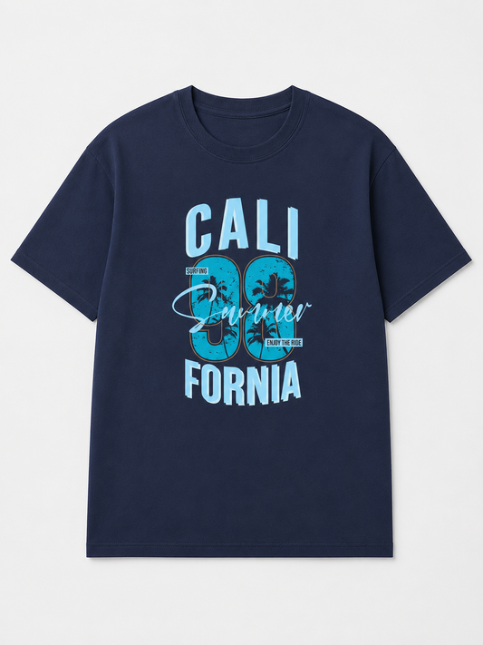 California Surf Graphic Navy T-Shirt