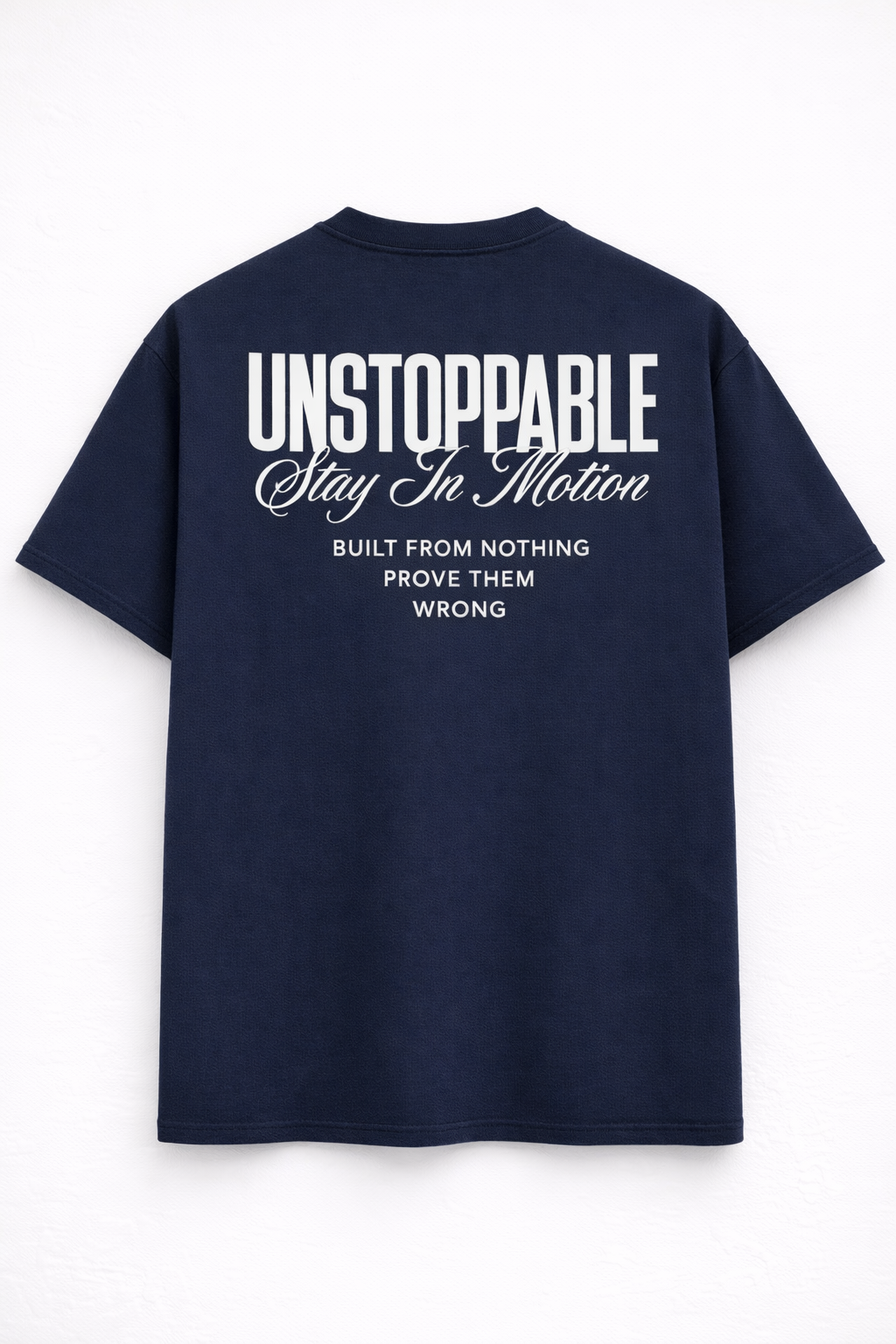 Unstoppable Motion Oversized 100% Cotton Tee
