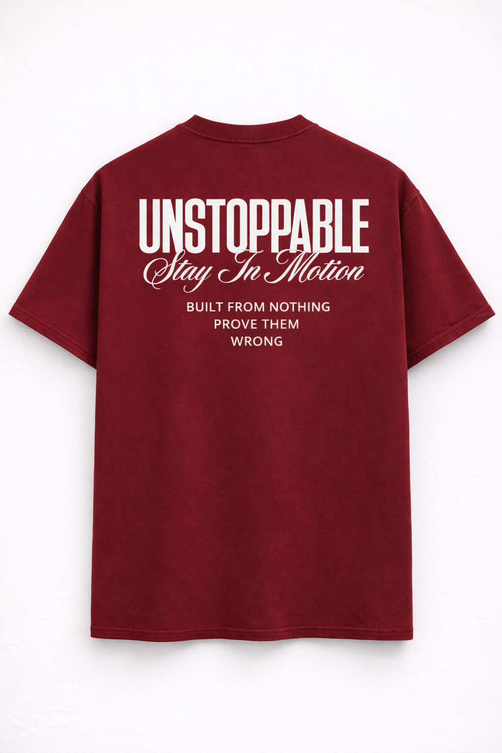 Unstoppable Motion Oversized 100% Cotton Tee