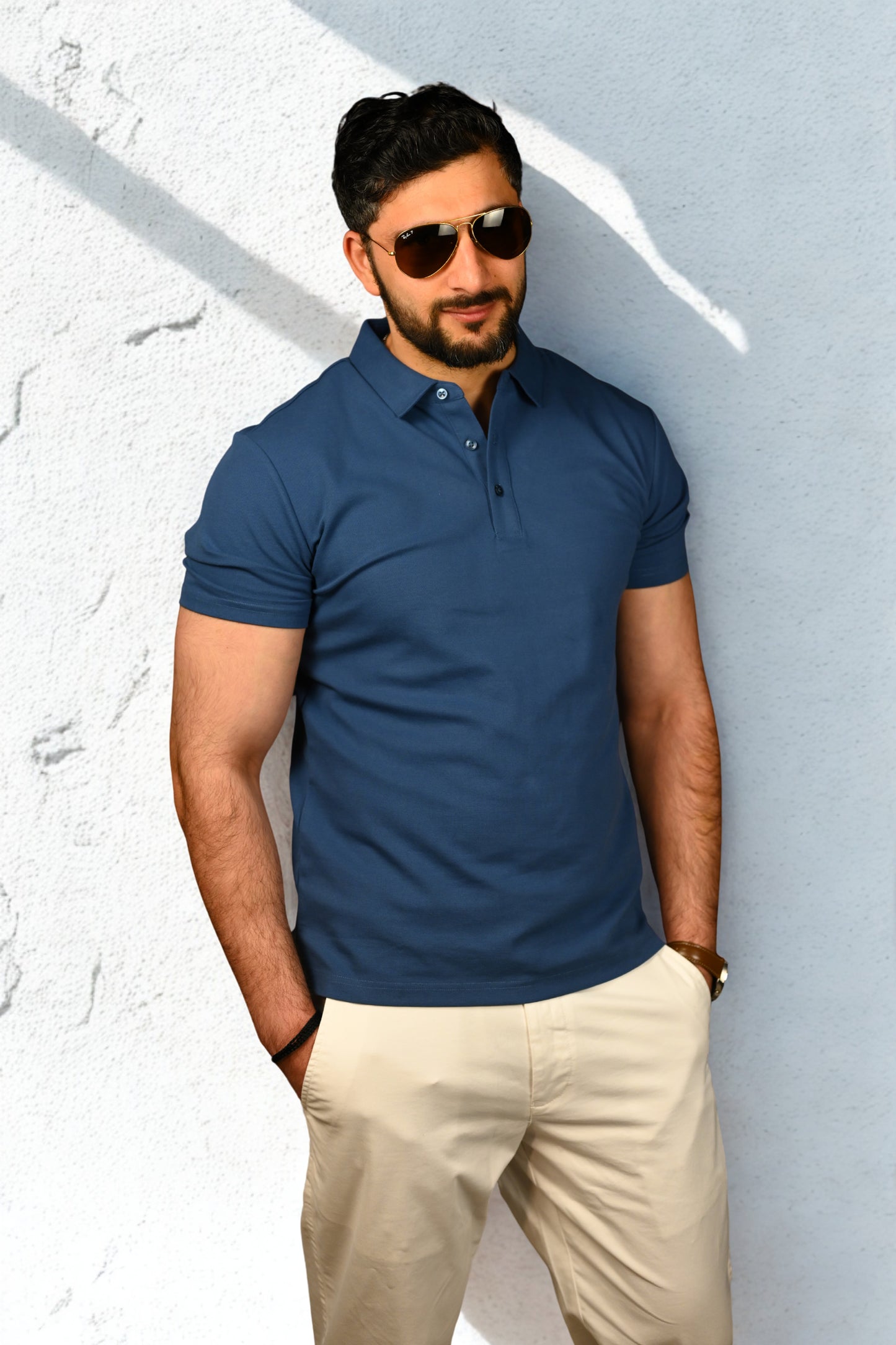 Slim Fit Summer Polo – Cotton Blend
