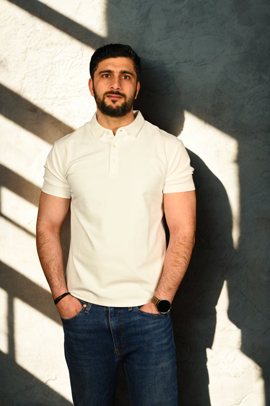 Slim Fit Summer Polo – Cotton Blend | Clean Minimal Look