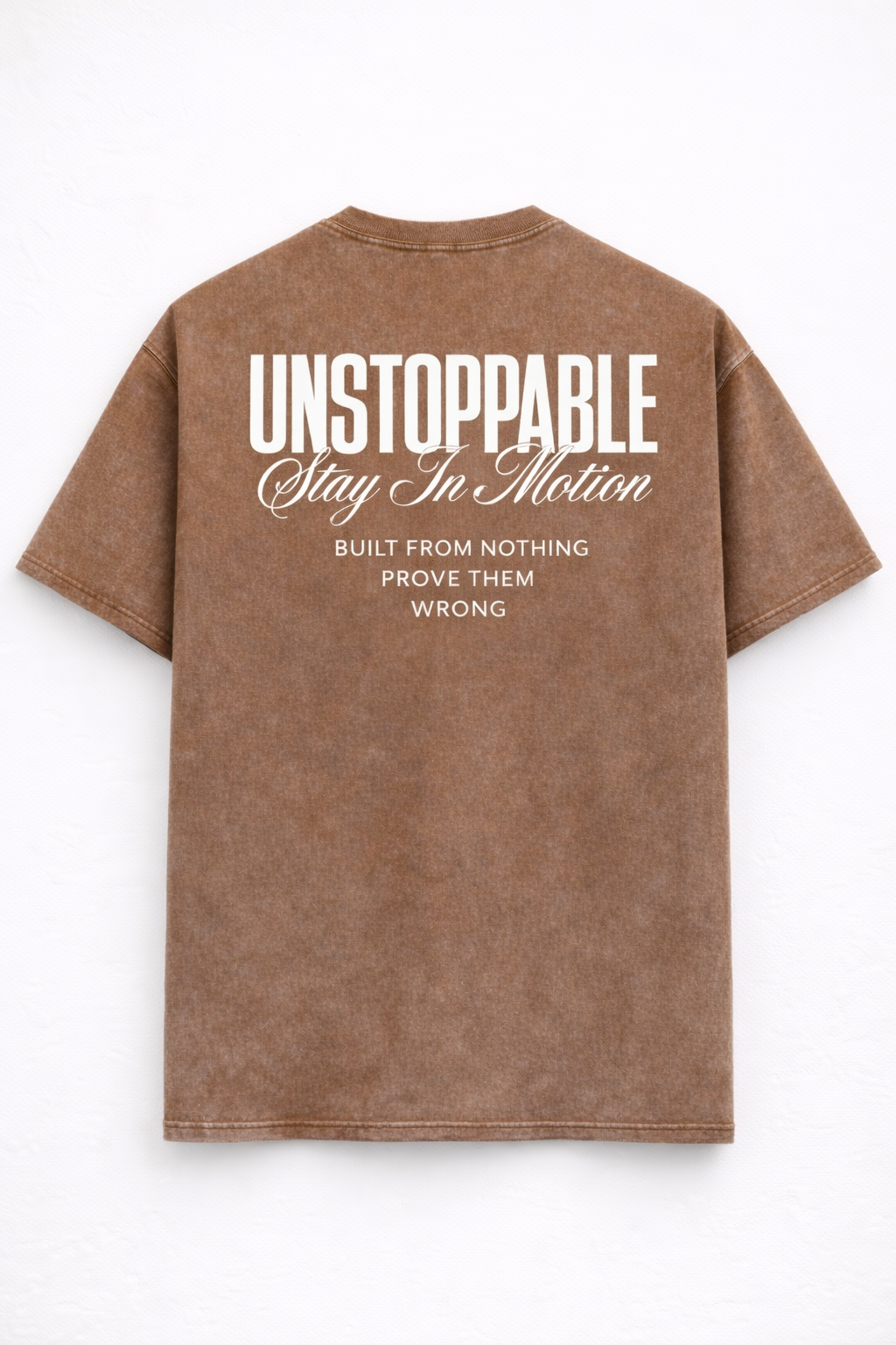 Unstoppable Motion Oversized 100% Cotton Tee