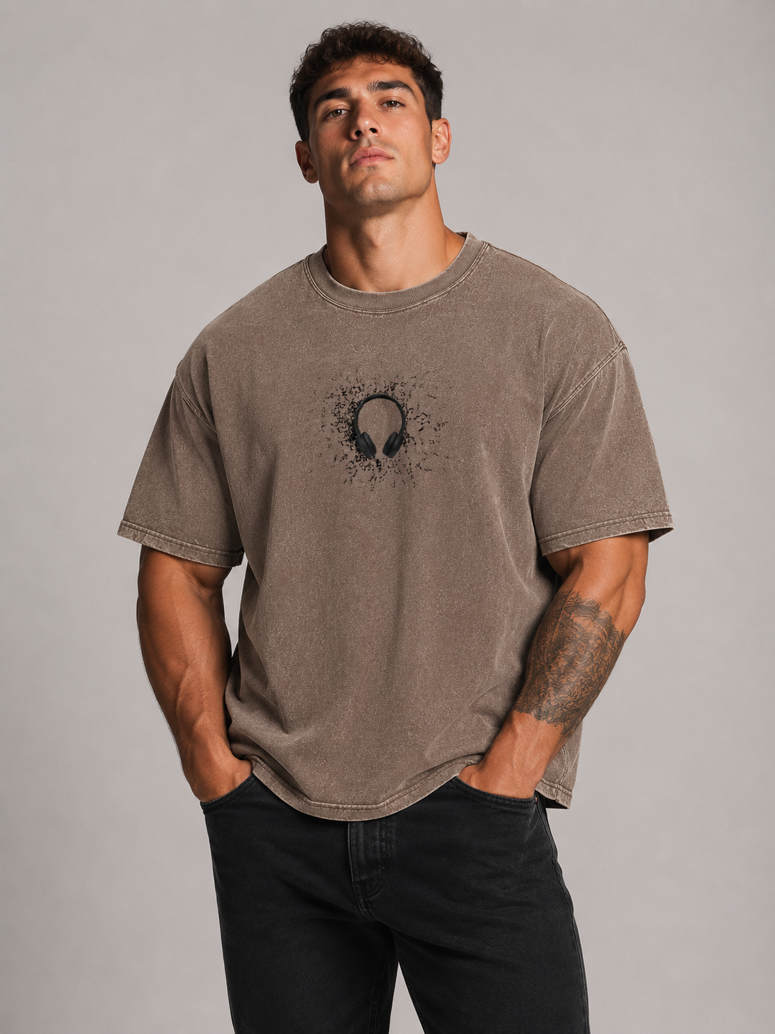 Music Vibes Oversized T-Shirt