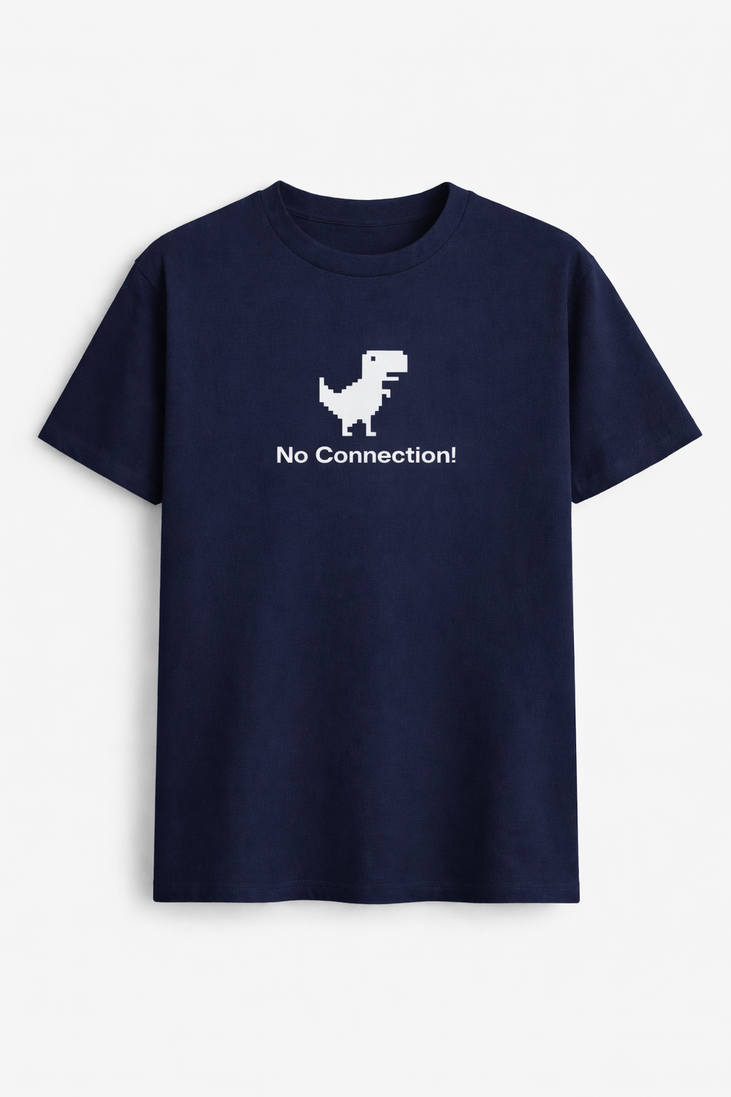 No Connection Graphic T-Shirt – Men’s Minimal Tech Humor Tee