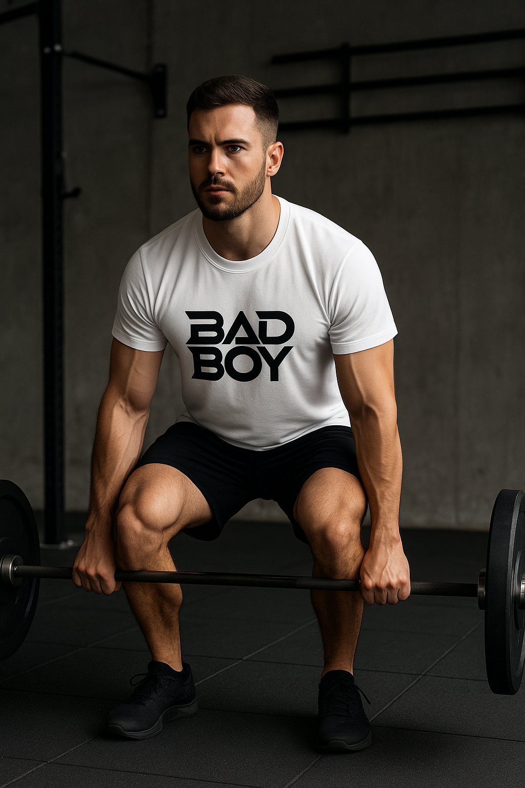 Bad Boy Statement T-Shirt – White Men’s Streetwear Tee