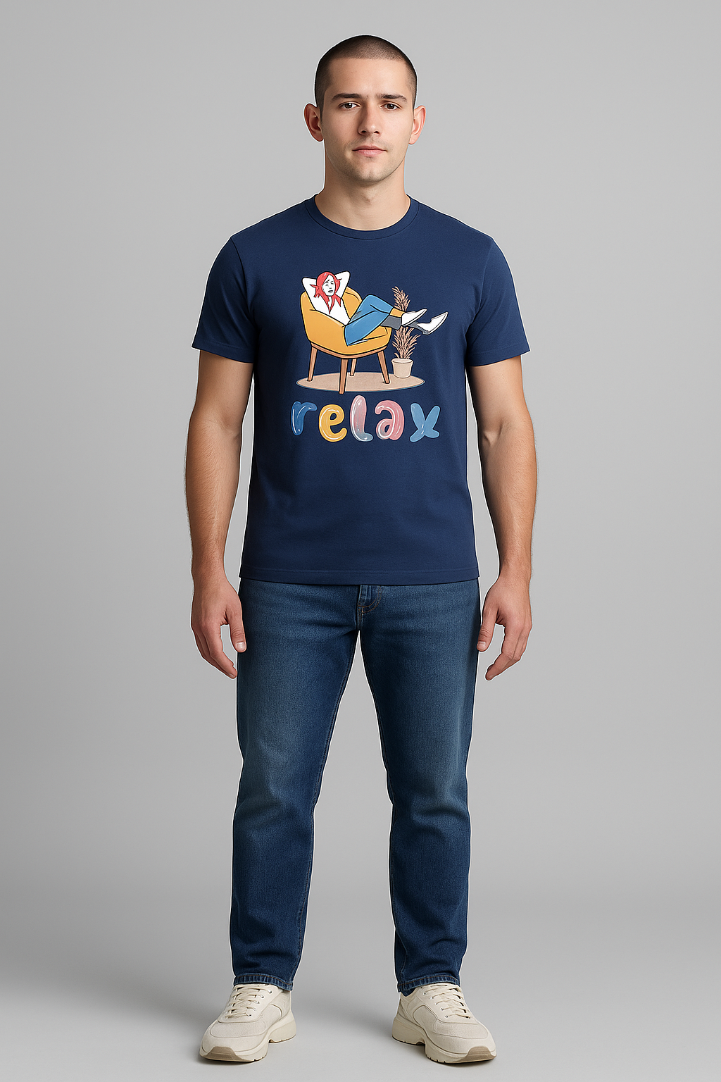 RELAX Graphic Tee – Premium Comfort T-Shirt for Everyday Wear