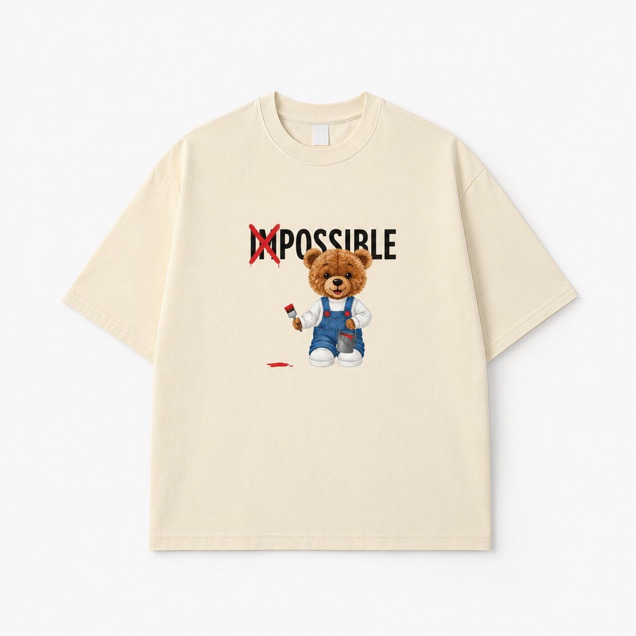 Impossible Bear Oversized T-Shirt