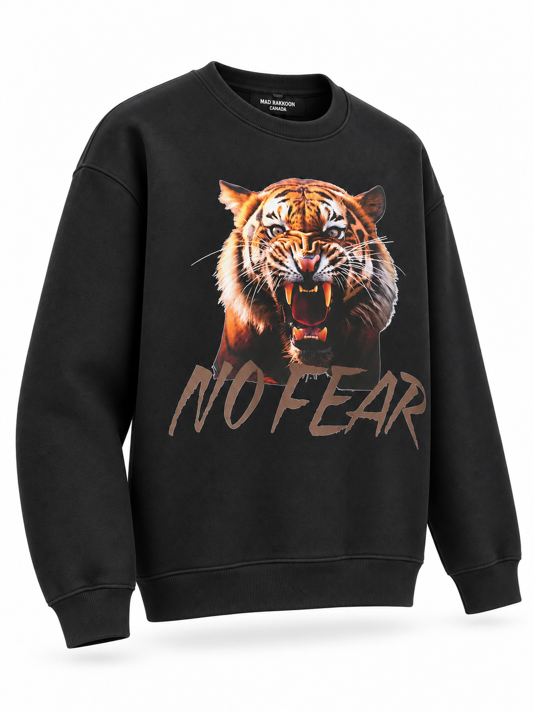 No Fear Tiger Graphic Sweatshirt – Black
