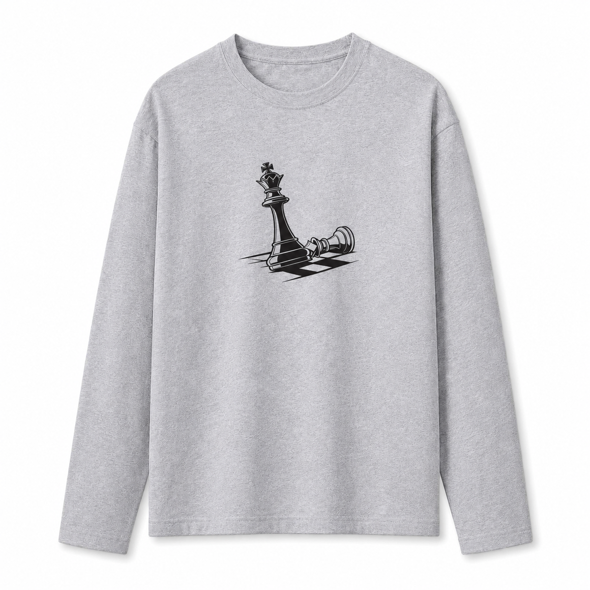 Checkmate Chess Graphic 240 GSM Long-Sleeve T-Shirt – Unisex