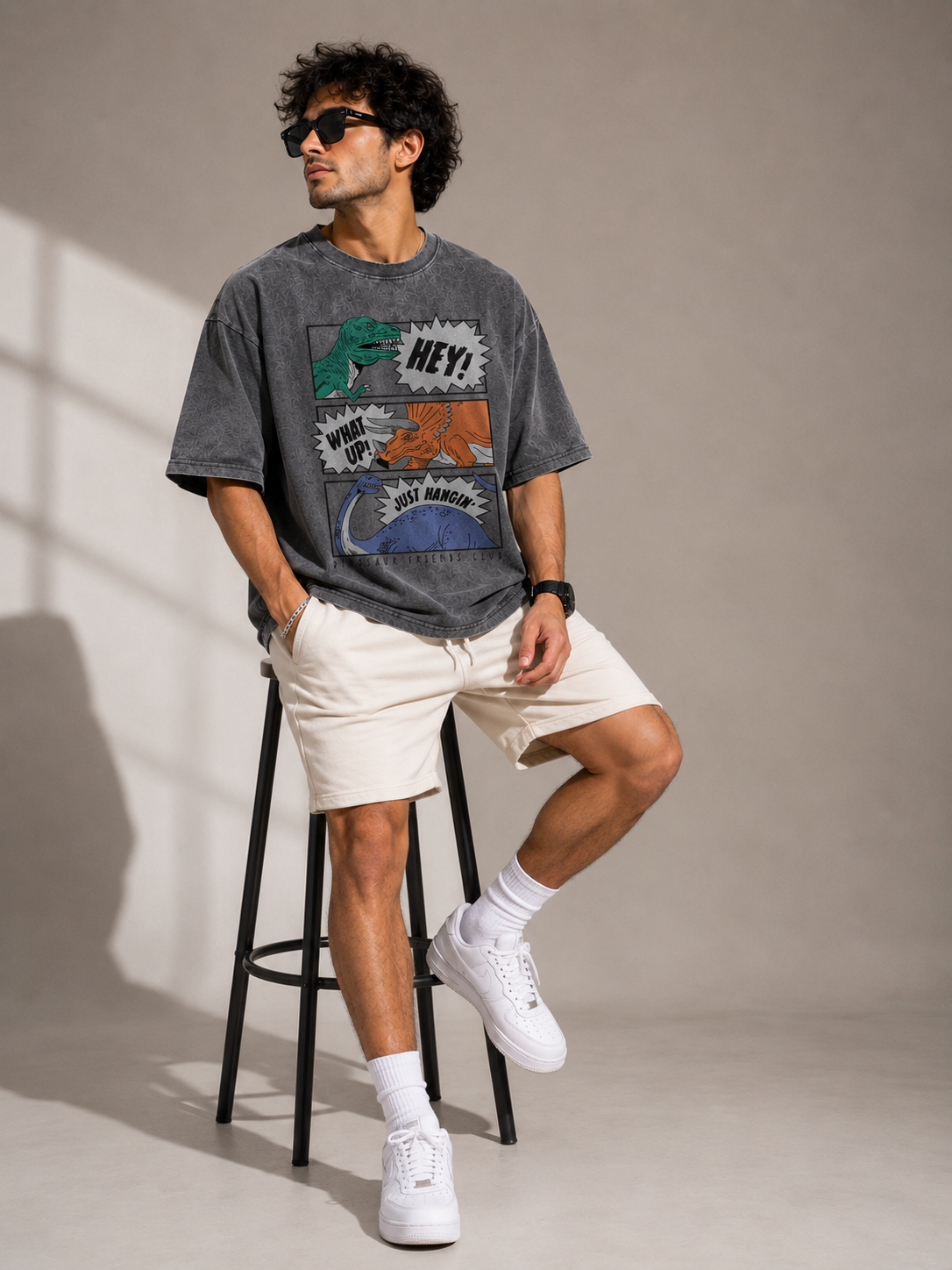 Dinosaur Friends Club Oversized T-Shirt