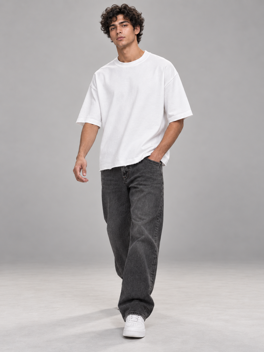 Mad Rakkoon Designer-Cut 260 GSM Baggy T-Shirt