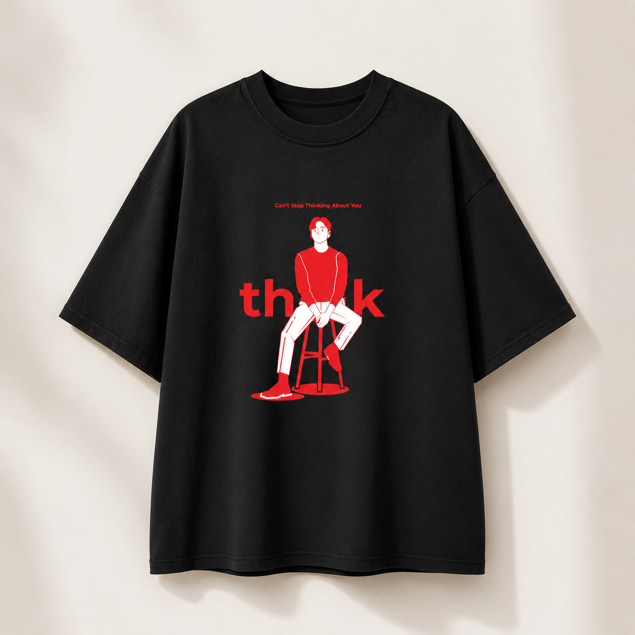 Think Graphic Oversized T-Shirt