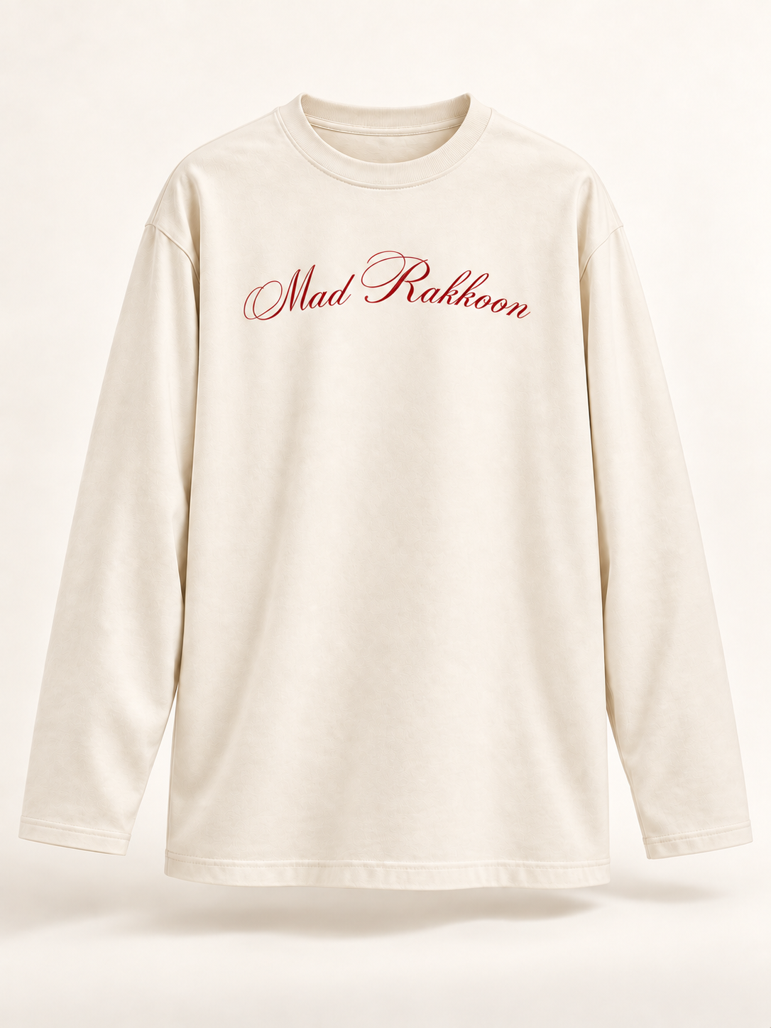 Pretty Lucky Ace Graphic Long-Sleeve T-Shirt – Cream