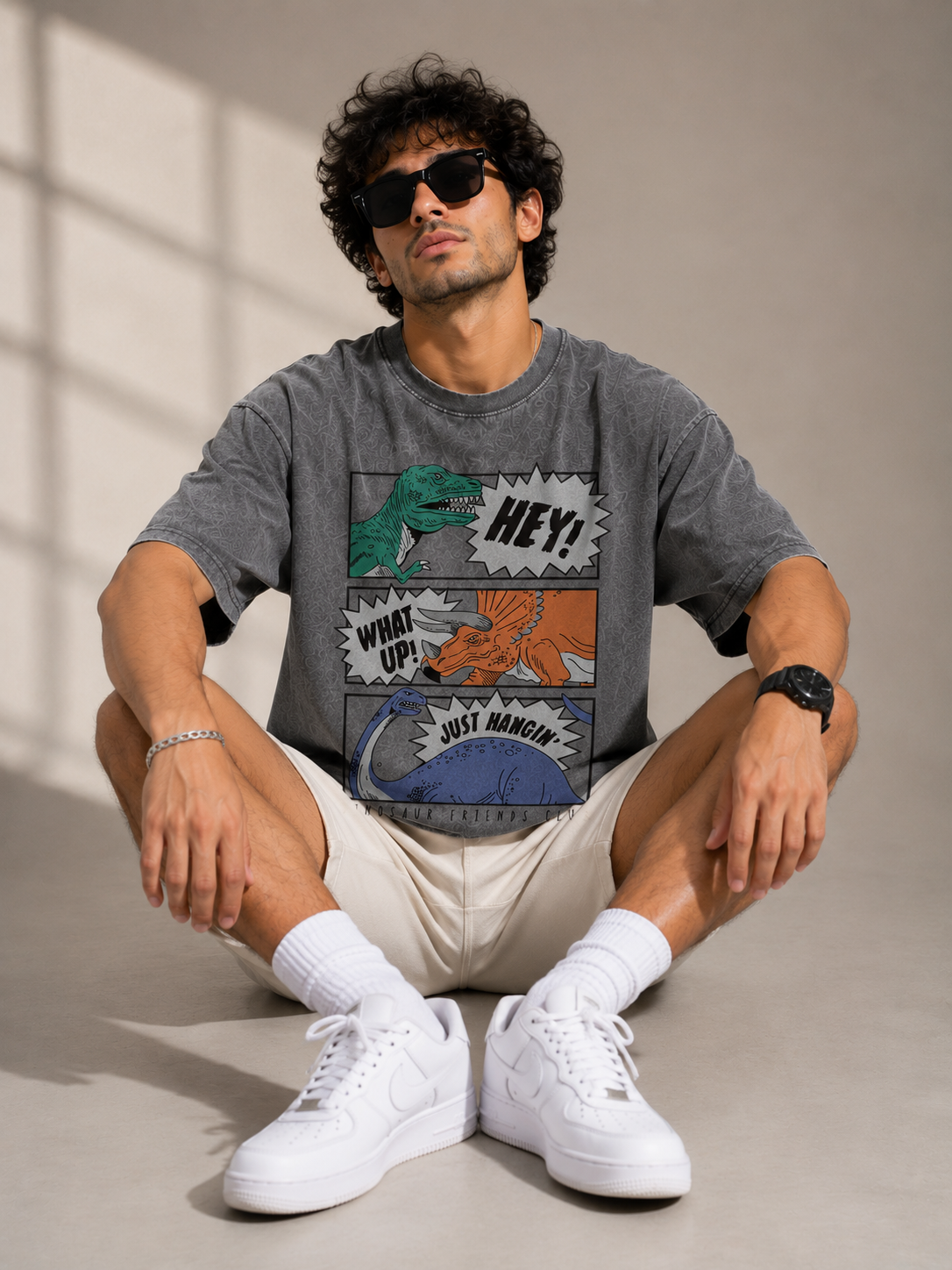 Dinosaur Friends Club Oversized T-Shirt