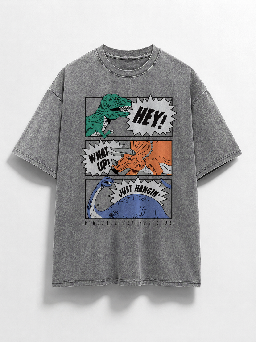 Dinosaur Friends Club Oversized T-Shirt