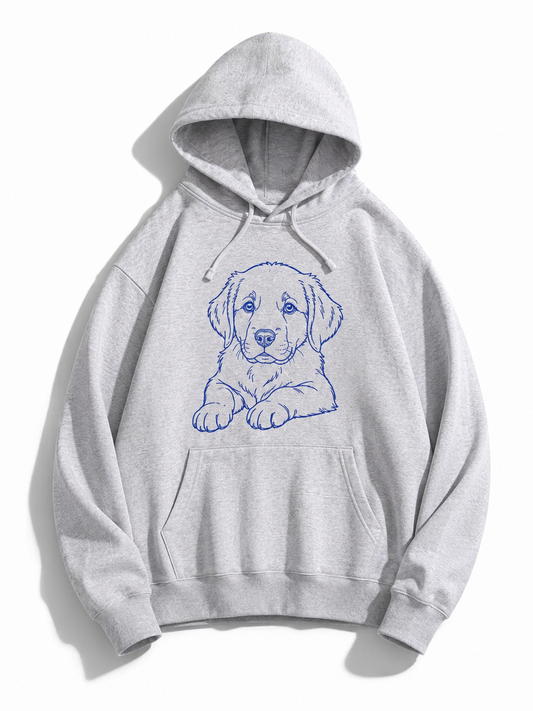 Custom Pet Portrait Hoodie| Embroidery