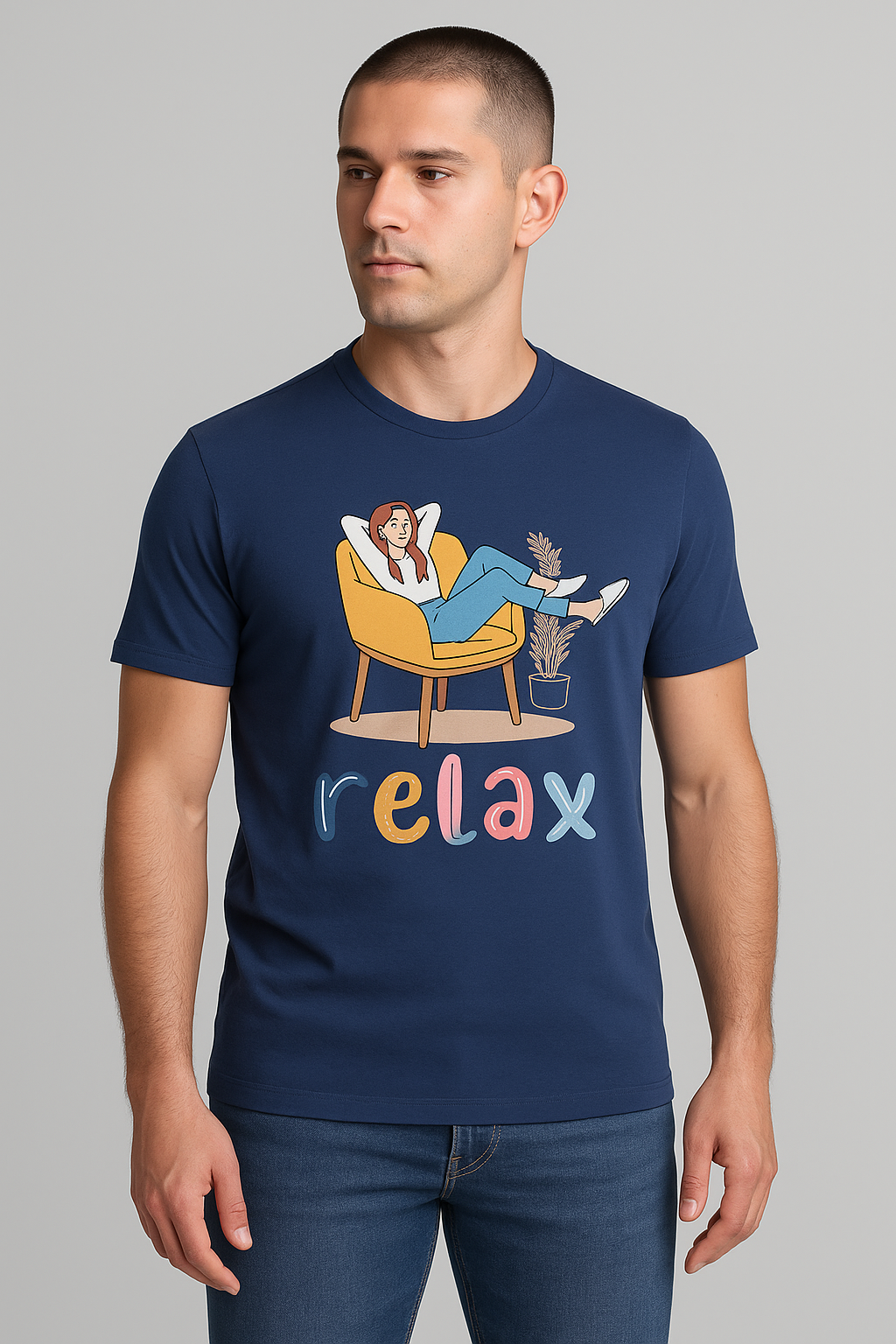 RELAX Graphic Tee – Premium Comfort T-Shirt for Everyday Wear