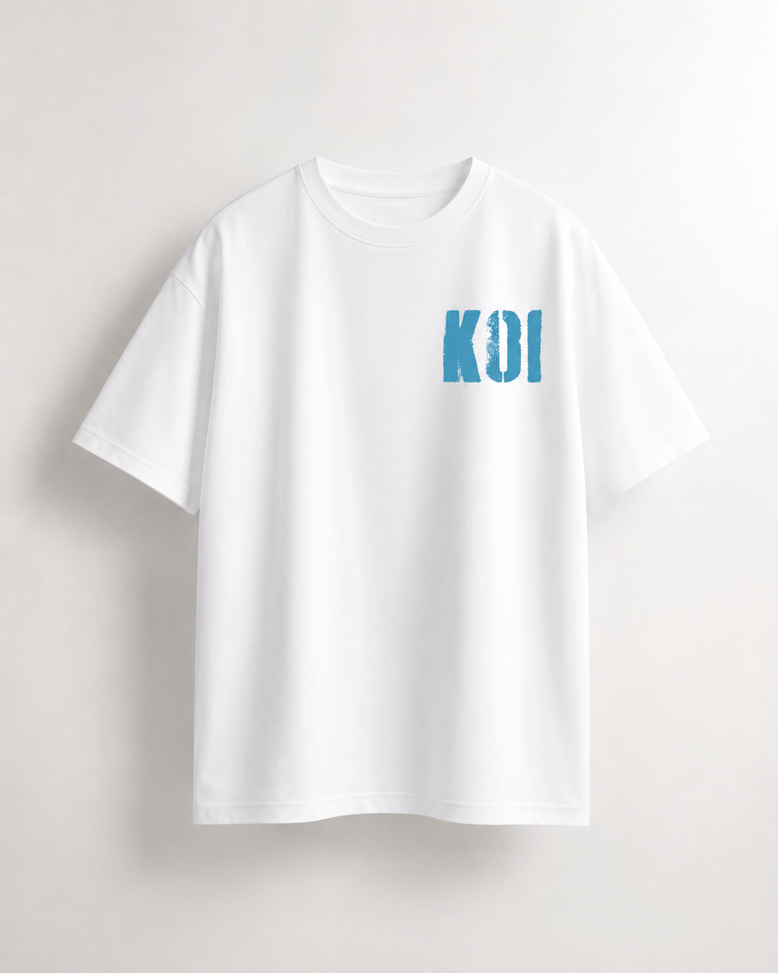 Against the Current Koi Graphic T-Shirt – White