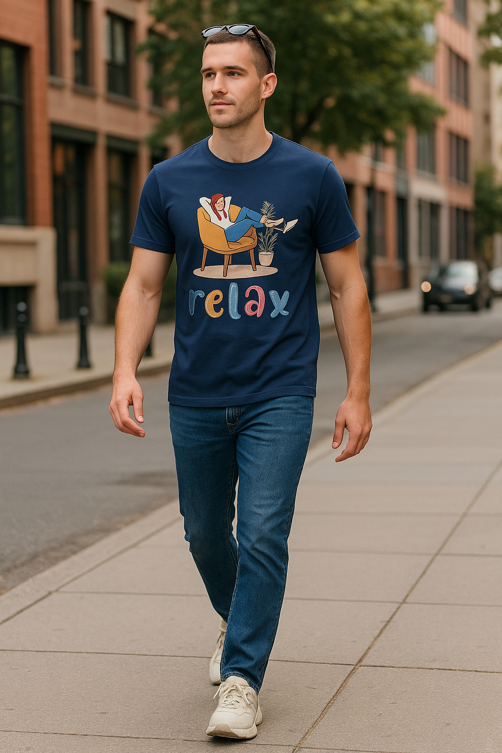 RELAX Graphic Tee – Premium Comfort T-Shirt for Everyday Wear