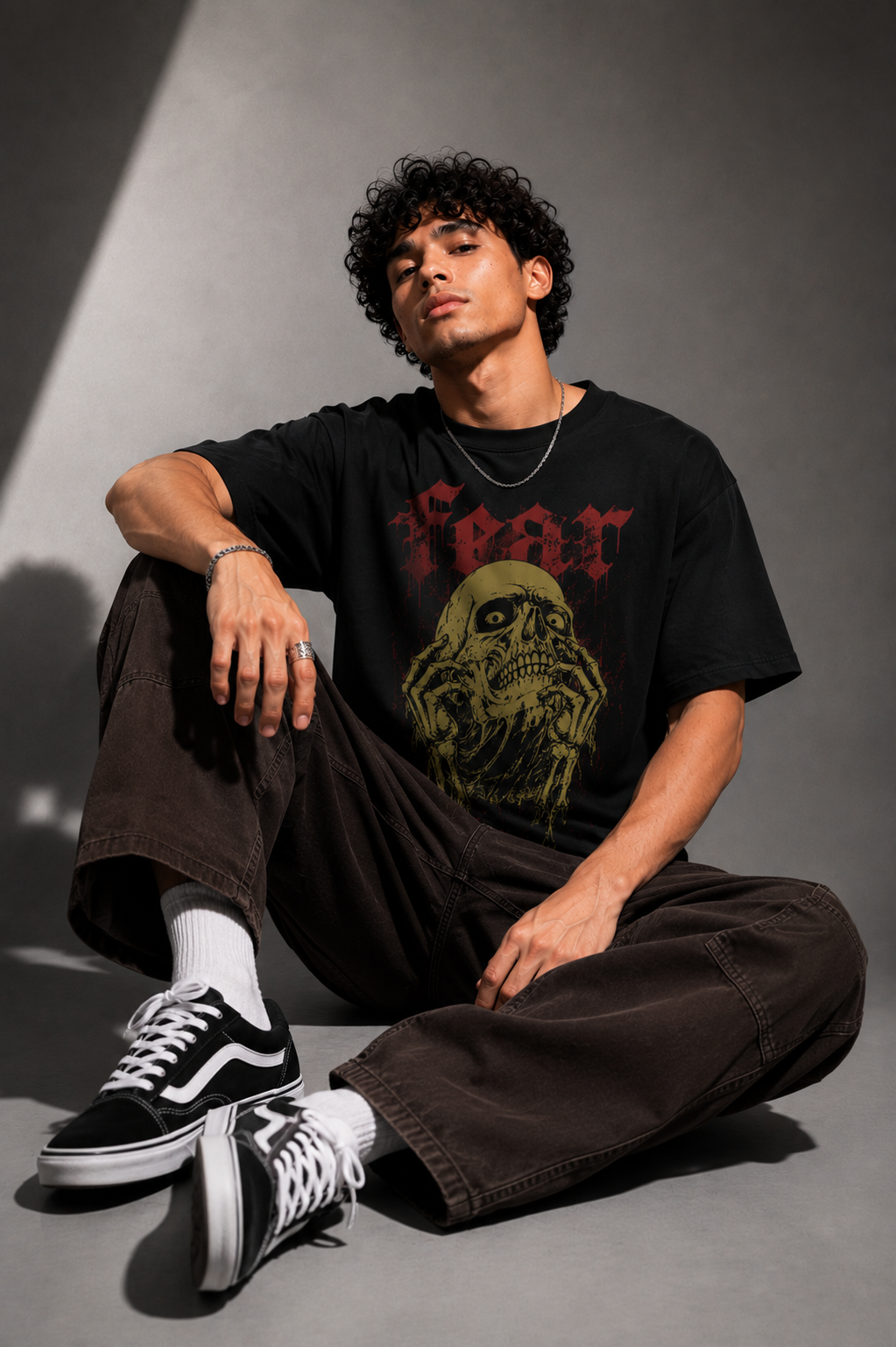 FEAR Skull Graphic T-Shirt