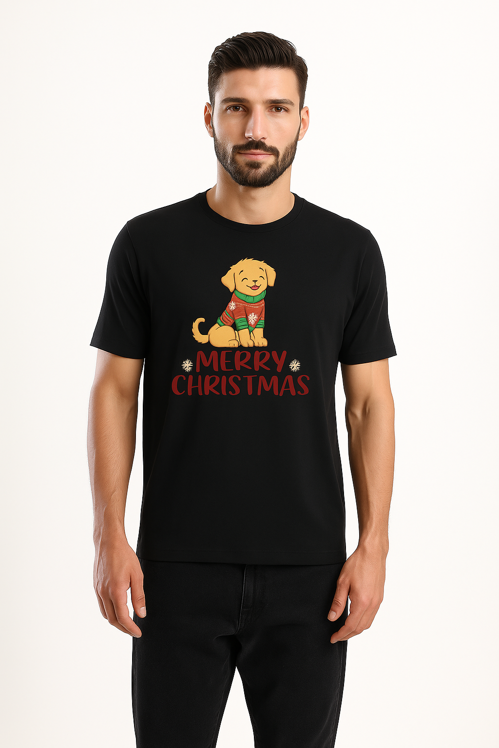 Mad Rakkoon Premium Christmas Pup Tee – Holiday Edition (Designed in BC)